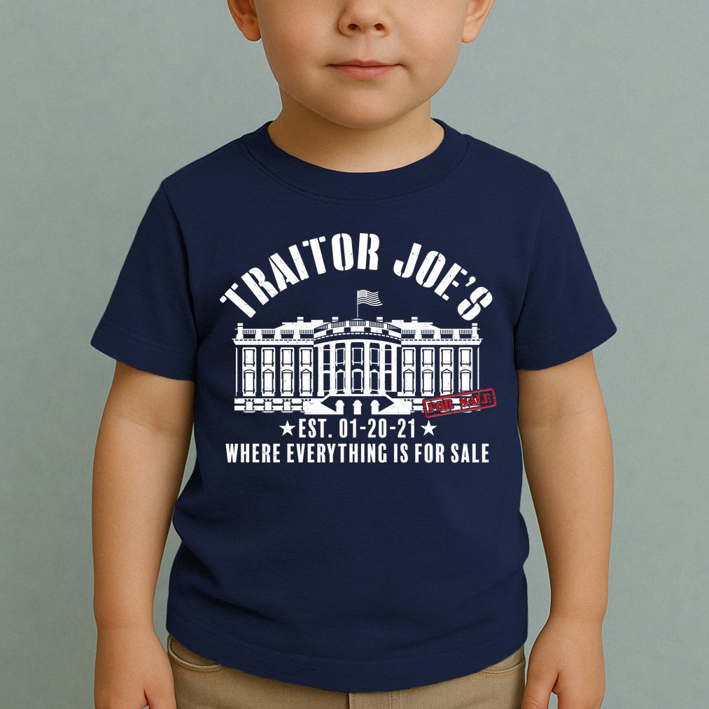 Traitor Joe's Where Everything Is For Sale Pro Republican Toddler T-Shirt