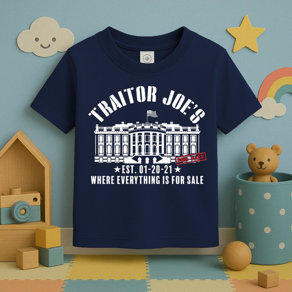 Traitor Joe's Where Everything Is For Sale Pro Republican Toddler T-Shirt