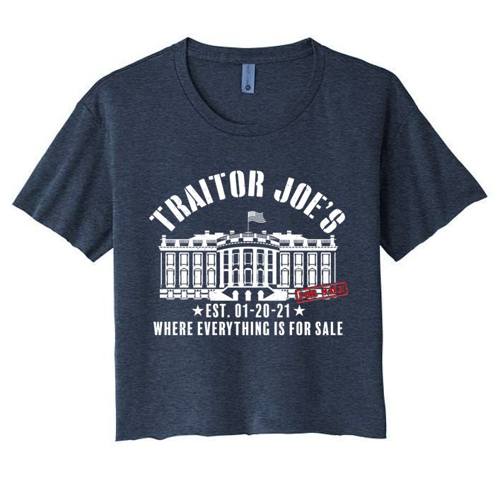 Traitor Joe's Where Everything Is For Sale Pro Republican Crop Top