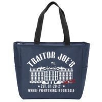 Traitor Joe's Where Everything Is For Sale Pro Republican Zip Tote Bag