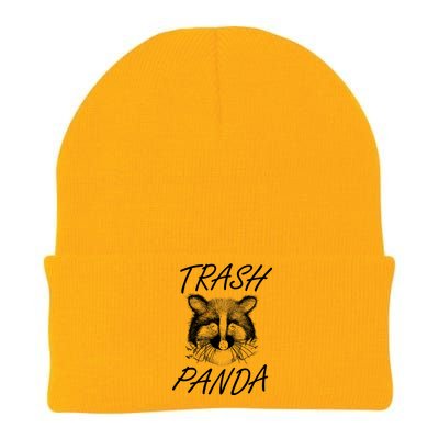 Trash Panda Funny Raccoon Knit Cap Winter Beanie