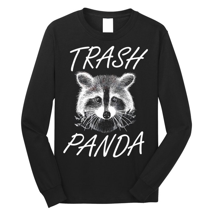 Trash Panda Funny Raccoon Long Sleeve Shirt