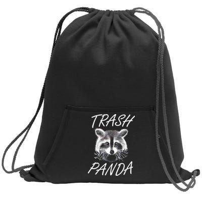 Trash Panda Funny Raccoon Sweatshirt Cinch Pack Bag