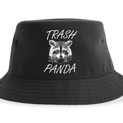 Trash Panda Funny Raccoon Sustainable Bucket Hat