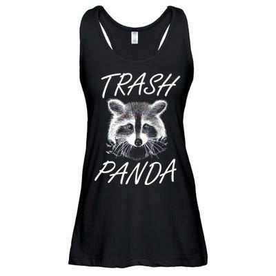 Trash Panda Funny Raccoon Ladies Essential Flowy Tank