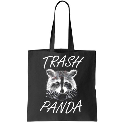 Trash Panda Funny Raccoon Tote Bag