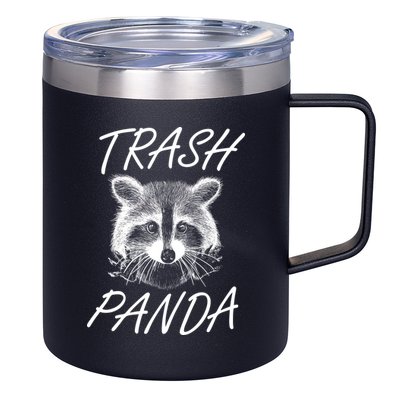 Trash Panda Funny Raccoon 12oz Stainless Steel Coffee Mug