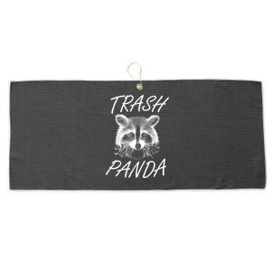 Trash Panda Funny Raccoon Large Microfiber Waffle Golf Towel