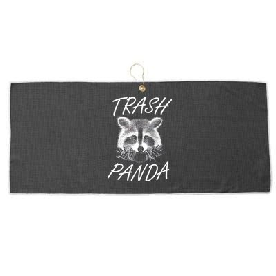 Trash Panda Funny Raccoon Large Microfiber Waffle Golf Towel