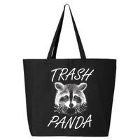 Trash Panda Funny Raccoon 25L Jumbo Tote