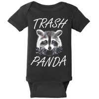 Trash Panda Funny Raccoon Baby Bodysuit