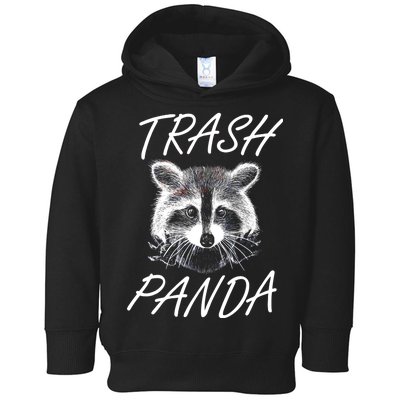 Trash Panda Funny Raccoon Toddler Hoodie