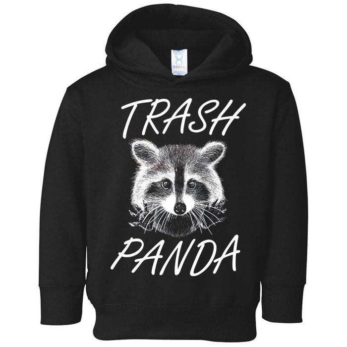 Trash Panda Funny Raccoon Toddler Hoodie