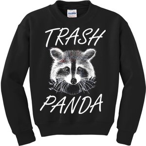 Trash Panda Funny Raccoon Kids Sweatshirt