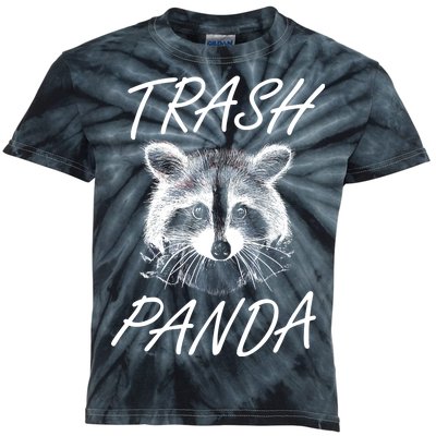 Trash Panda Funny Raccoon Kids Tie-Dye T-Shirt