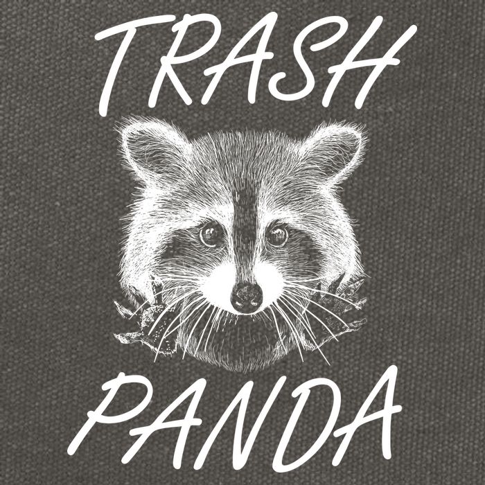 Trash Panda Funny Raccoon Cotton Canvas Backpack