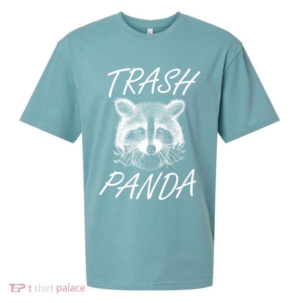 Trash Panda Funny Raccoon Sueded Cloud Jersey T-Shirt