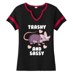 Trashy And Sassy Ladies Halftime Notch Neck Tee