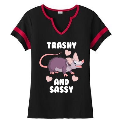 Trashy And Sassy Ladies Halftime Notch Neck Tee