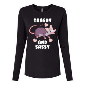 Trashy And Sassy Womens Cotton Relaxed Long Sleeve T-Shirt