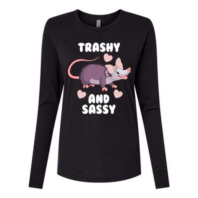 Trashy And Sassy Womens Cotton Relaxed Long Sleeve T-Shirt