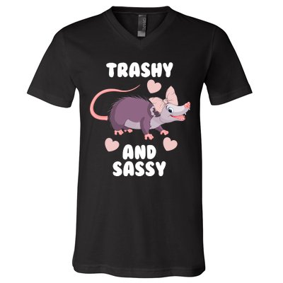 Trashy And Sassy V-Neck T-Shirt