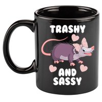Trashy And Sassy 11oz C Handle Ceramic Mug