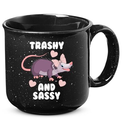 Trashy And Sassy 15oz Campfire Ceramic Mug