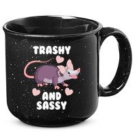 Trashy And Sassy 15oz Campfire Ceramic Mug