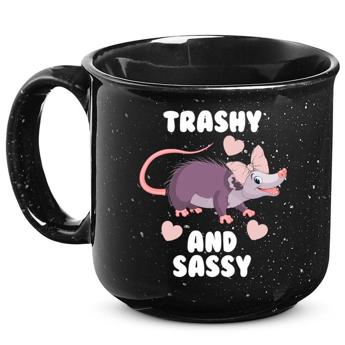 Trashy And Sassy 15oz Campfire Ceramic Mug