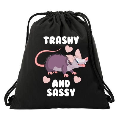 Trashy And Sassy Drawstring Bag