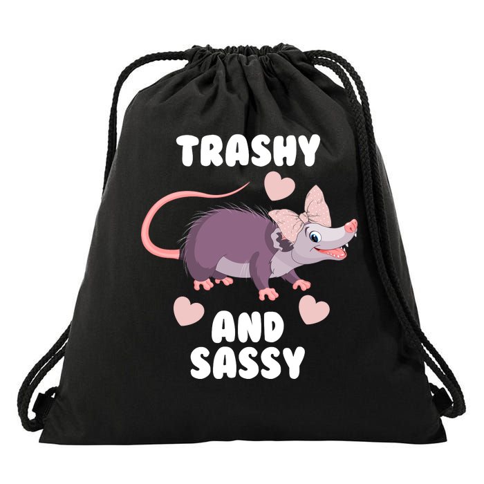 Trashy And Sassy Drawstring Bag