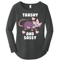 Trashy And Sassy Women's Perfect Tri Tunic Long Sleeve Shirt