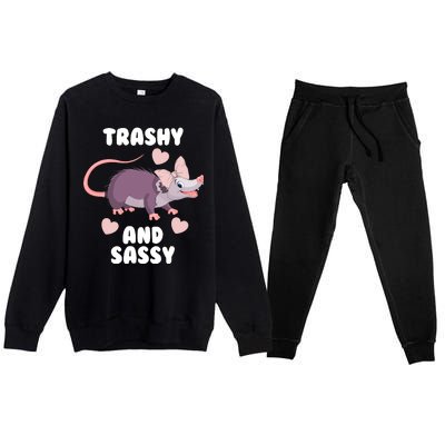 Trashy And Sassy Premium Crewneck Sweatsuit Set