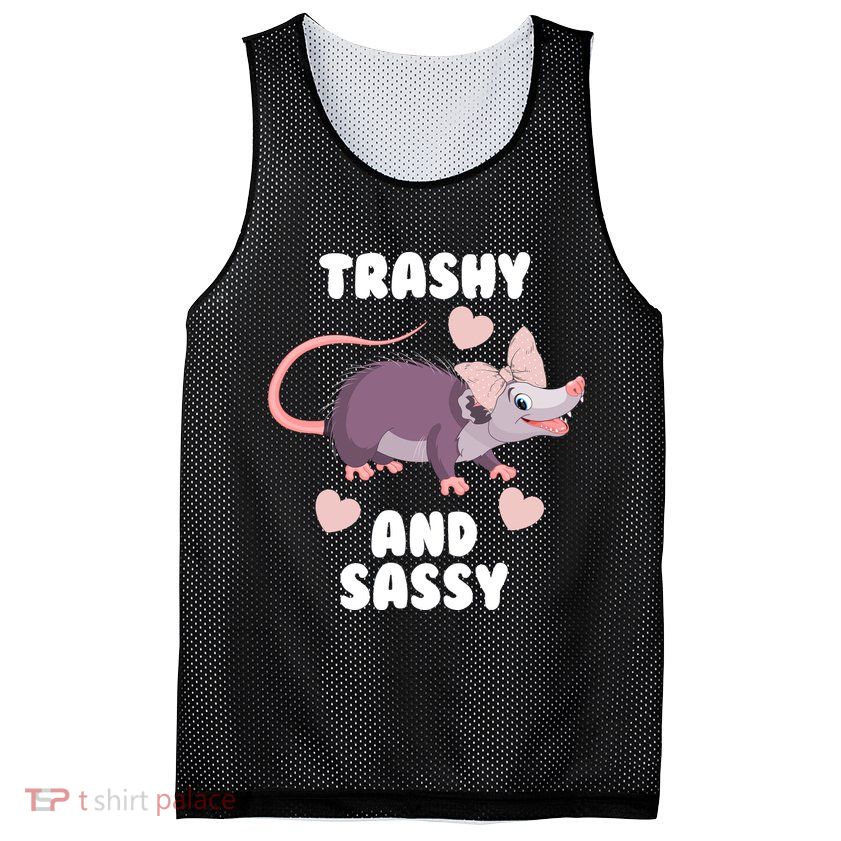 Trashy And Sassy Mesh Reversible Basketball Jersey Tank