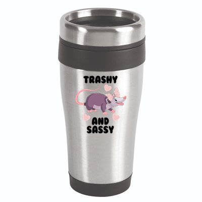 Trashy And Sassy 16oz Travel Tumbler