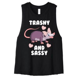 Trashy And Sassy Women's Racerback Cropped Tank