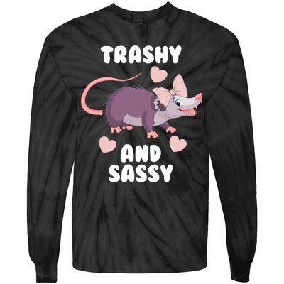 Trashy And Sassy Tie-Dye Long Sleeve Shirt