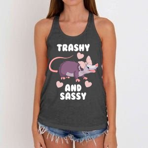 Trashy And Sassy Women's Knotted Racerback Tank