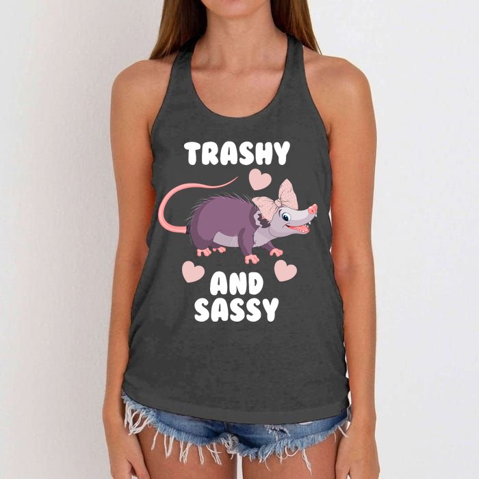 Trashy And Sassy Women's Knotted Racerback Tank