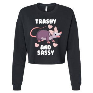 Trashy And Sassy Cropped Pullover Crew