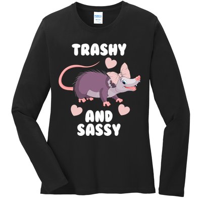 Trashy And Sassy Ladies Long Sleeve Shirt