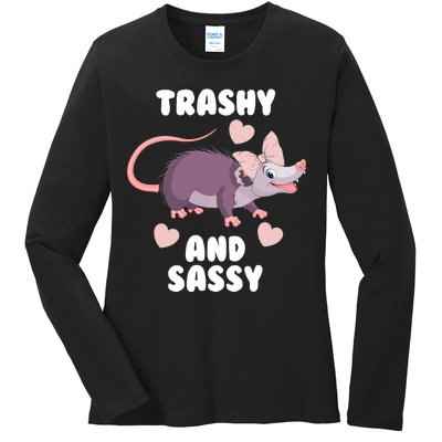 Trashy And Sassy Ladies Long Sleeve Shirt