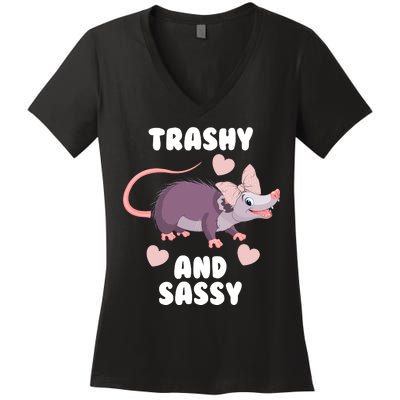 Trashy And Sassy Women's V-Neck T-Shirt