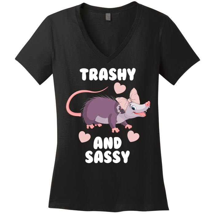 Trashy And Sassy Women's V-Neck T-Shirt