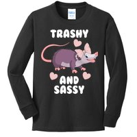 Trashy And Sassy Kids Long Sleeve Shirt