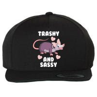 Trashy And Sassy Wool Snapback Cap