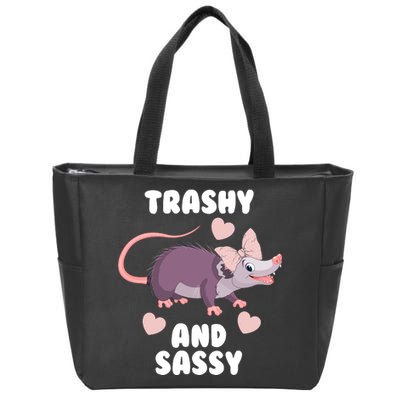 Trashy And Sassy Zip Tote Bag