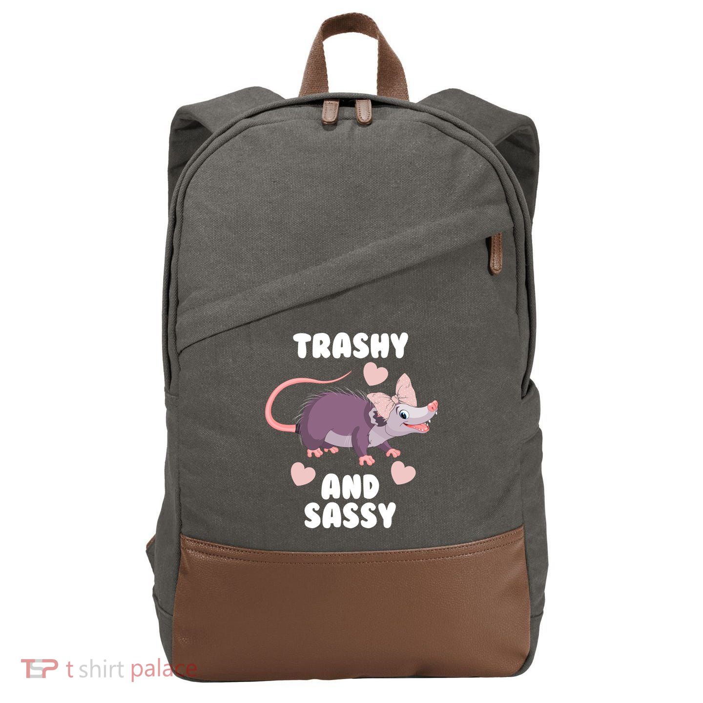 Trashy And Sassy Cotton Canvas Backpack