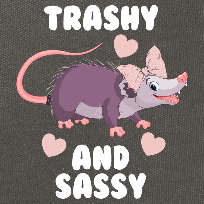Trashy And Sassy Cotton Canvas Backpack